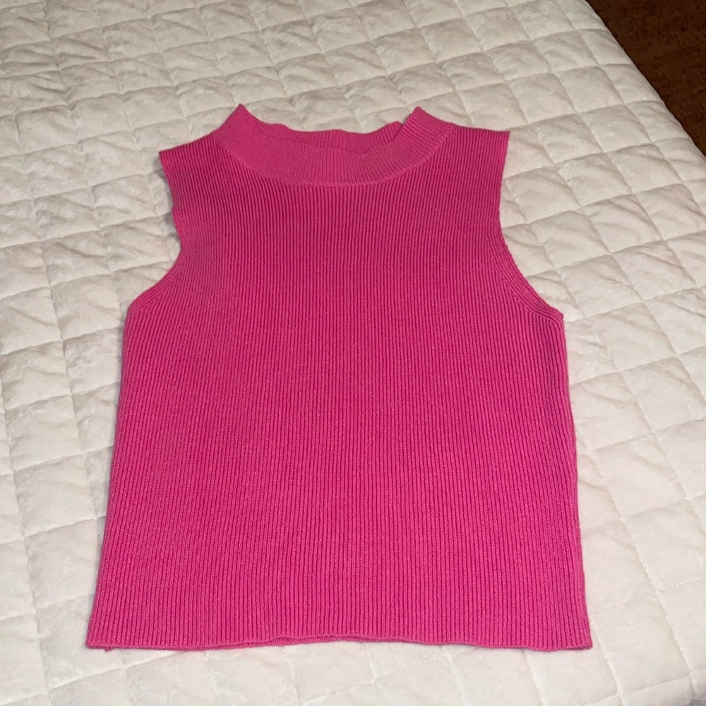 Cloud ten high neck tank top / size small